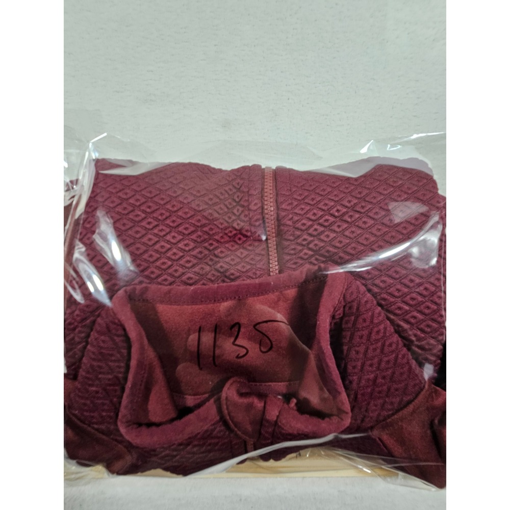 Columbia Womens North Loop‎ Full Zip Quilted Jacket Maroon Size Small - Picture 7 of 7